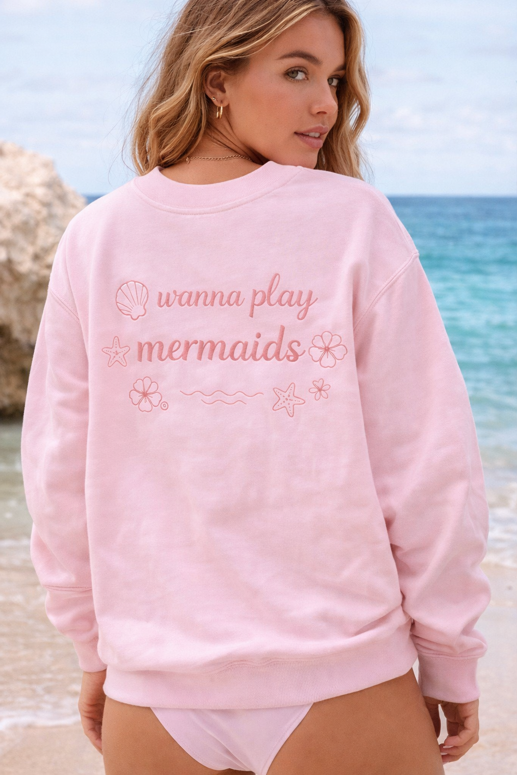 Wanna Play Mermaids Sweatshirt
